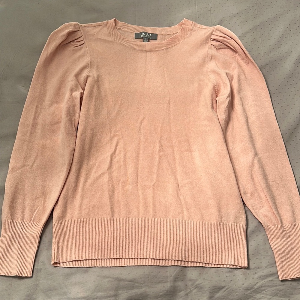 PUFF SLEEVE KNIT TOP